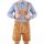 Alessandro Salvarini Herren Trachten Lederhose AS180 Hellbraun Gr. 60