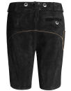 Alessandro Salvarini Herren Trachten Lederhose AS180 Schwarz Gr. 52