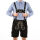 Alessandro Salvarini Herren Trachten Lederhose AS180 Schwarz Gr. 60