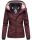 Marikoo Erdbeere Designer Damen Winter leicht gefüttert mit Kapuze B659 Weinrot Größe XS - Gr. 34