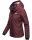Marikoo Erdbeere Designer Damen Winter leicht gefüttert mit Kapuze B659 Weinrot Größe XS - Gr. 34
