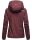 Marikoo Erdbeere Designer Damen Winter leicht gefüttert mit Kapuze B659 Weinrot Größe XS - Gr. 34