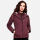 Marikoo Erdbeere Designer Damen Winter leicht gefüttert mit Kapuze B659 Weinrot Größe L - Gr. 40
