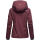 Marikoo Erdbeere Designer Damen Winter leicht gefüttert mit Kapuze B659 Weinrot Größe XL - Gr. 42