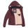 Marikoo Erdbeere Designer Damen Winter leicht gefüttert mit Kapuze B659 Weinrot Größe XL - Gr. 42