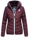 Navahoo Elva leichte Damen Stepp Jacke B675 Weinrot...