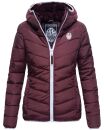Navahoo Elva leichte Damen Stepp Jacke B675 Weinrot...