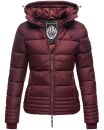 Marikoo Sole Designer Damen Winter Jacke Steppjacke B668 Weinrot Größe XS - Gr. 34