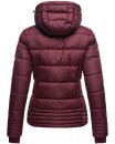 Marikoo Sole Designer Damen Winter Jacke Steppjacke B668 Weinrot Größe XXL - Gr. 44