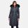 Navahoo Umay warme Damen Winter Jacke lang gesteppt mit Teddyfell B670 Navy Größe XS - Gr. 34