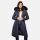 Navahoo Umay warme Damen Winter Jacke lang gesteppt mit Teddyfell B670 Navy Größe XS - Gr. 34