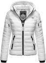 Navahoo Lulana Damen Steppjacke Übergangsjacke B650 Weiss Größe XL - Gr. 42