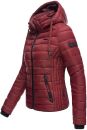 Navahoo Lulana Damen Steppjacke Übergangsjacke B650 Bordeaux Größe S - Gr. 36
