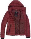 Navahoo Lulana Damen Steppjacke Übergangsjacke B650 Bordeaux Größe S - Gr. 36