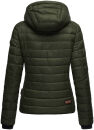Navahoo Lulana Damen Steppjacke Übergangsjacke B650 Olive Größe XS - Gr. 34