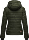 Navahoo Lulana Damen Steppjacke Übergangsjacke B650 Olive Größe S - Gr. 36