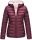 Marikoo Lucy Damen Steppjacke Übergangsjacke B651 Weinrot Größe XS - Gr. 34