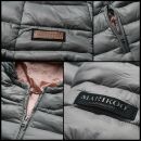 Marikoo Lucy Damen Steppjacke Übergangsjacke B651 Weinrot Größe M - Gr. 38