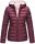 Marikoo Lucy Damen Steppjacke Übergangsjacke B651 Weinrot Größe M - Gr. 38