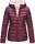 Marikoo Lucy Damen Steppjacke Übergangsjacke B651 Weinrot Größe L - Gr. 40