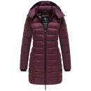 Marikoo Abendsternchen Damen Winter Jacke gesteppt B603 Weinrot-Größe M - Gr. 38