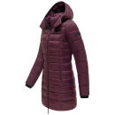 Marikoo Abendsternchen Damen Winter Jacke gesteppt B603 Weinrot-Größe M - Gr. 38