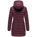 Marikoo Abendsternchen Damen Winter Jacke gesteppt B603 Weinrot-Größe M - Gr. 38