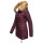 Navahoo warme Damen Winter Jacke mit Teddyfell B399 Weinrot Größe S - Gr. 36