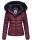 Navahoo Damen Winter Stepp Jacke gefüttert mit Teddyfell B355 Weinrot Größe L - Gr. 40