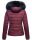 Navahoo Damen Winter Stepp Jacke gefüttert mit Teddyfell B355 Weinrot Größe L - Gr. 40
