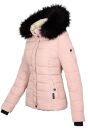 Navahoo Damen Winter Stepp Jacke gefüttert mit Teddyfell B355 Rosa Größe XXL - Gr. 44