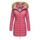 Marikoo Rose Damen Winter Jacke gesteppt lang B647...