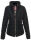 Marikoo Amber Damen Steppjacke Winterjacke B354 Schwarz ohne Kapuze Größe S - Gr. 36
