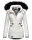 Navahoo Schätzchen Damen Winter Jacke mit Teddyfell und Kunstfell B615 Weiss Größe S - Gr. 36