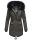 Navahoo Luluna Damen Winter Jacke mit Kunstfell und Teddyfell B636  Dunkelgrau Größe XS - Gr. 34