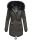 Navahoo Luluna Damen Winter Jacke mit Kunstfell und Teddyfell B636  Dunkelgrau Größe S - Gr. 36