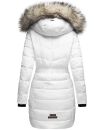 Navahoo Paula Damen Winter Jacke Mantel Parka warm gefütterte Winterjacke B383 Weiss Größe M - Gr. 38