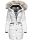 Navahoo Paula Damen Winter Jacke Mantel Parka warm gefütterte Winterjacke B383 Weiss Größe M - Gr. 38