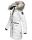 Navahoo Paula Damen Winter Jacke Mantel Parka warm gefütterte Winterjacke B383 Weiss Größe M - Gr. 38