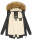 Marikoo Akira warme Damen Winter Jacke mit Kapuze B601 Anthrazit Größe M - Gr. 38