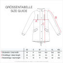Marikoo Akira warme Damen Winter Jacke mit Kapuze B601 Anthrazit Größe L - Gr. 40