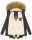 Marikoo Akira warme Damen Winter Jacke mit Kapuze B601 Anthrazit Größe L - Gr. 40