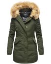 Marikoo Damen Winter Jacke Parka Mantel Winterjacke warm...