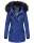 Navahoo Nisam Damen Winter Jacke warm gefüttert B626 Blue Jean Größe XS - Gr. 34