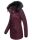 Navahoo Nisam Damen Winter Jacke warm gefüttert B626 Weinrot Größe XS - Gr. 34