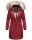 Navahoo Daylight Premium warme Damen Winter Jacke Parka mit Kunstfell B664 Bordeaux Größe S - Gr. 36