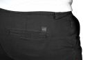 Maurelio Modriano Herren Designer Chino Stoff Hose Regular Slim MM-002 Schwarz W29 L30 - W29/30