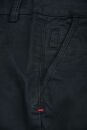 Maurelio Modriano Herren Designer Chino Stoff Hose Regular Slim MM-002 Schwarz W34 L32 - W34/32