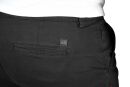 Maurelio Modriano Herren Designer Chino Stoff Hose Regular Slim MM-002 Schwarz W36 L32 - W36/32