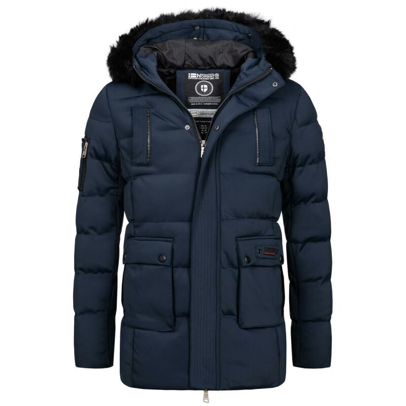 Geographical Norway Bob Herren Outdoor Winter Jacke Navy Größe S - Gr. S